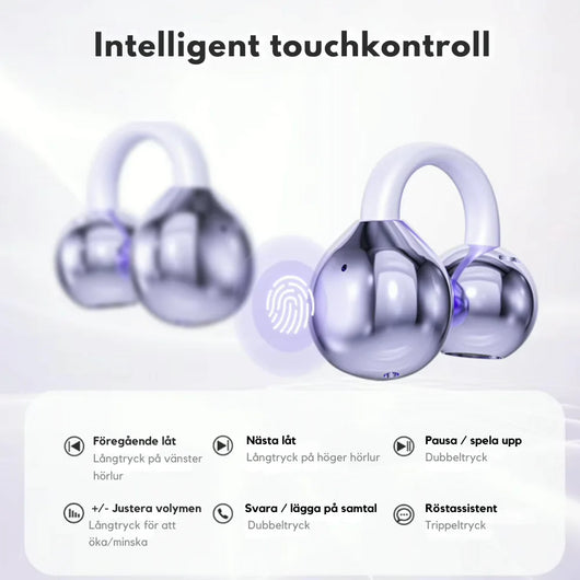 EarClips - Wireless headphones with AI noise cancellation and 72-hour battery life
