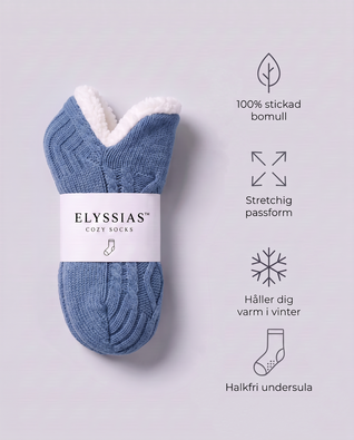 Elyssias™ CozySlippers – Hausschuhe mit Fleecefutter und Rutschschutz