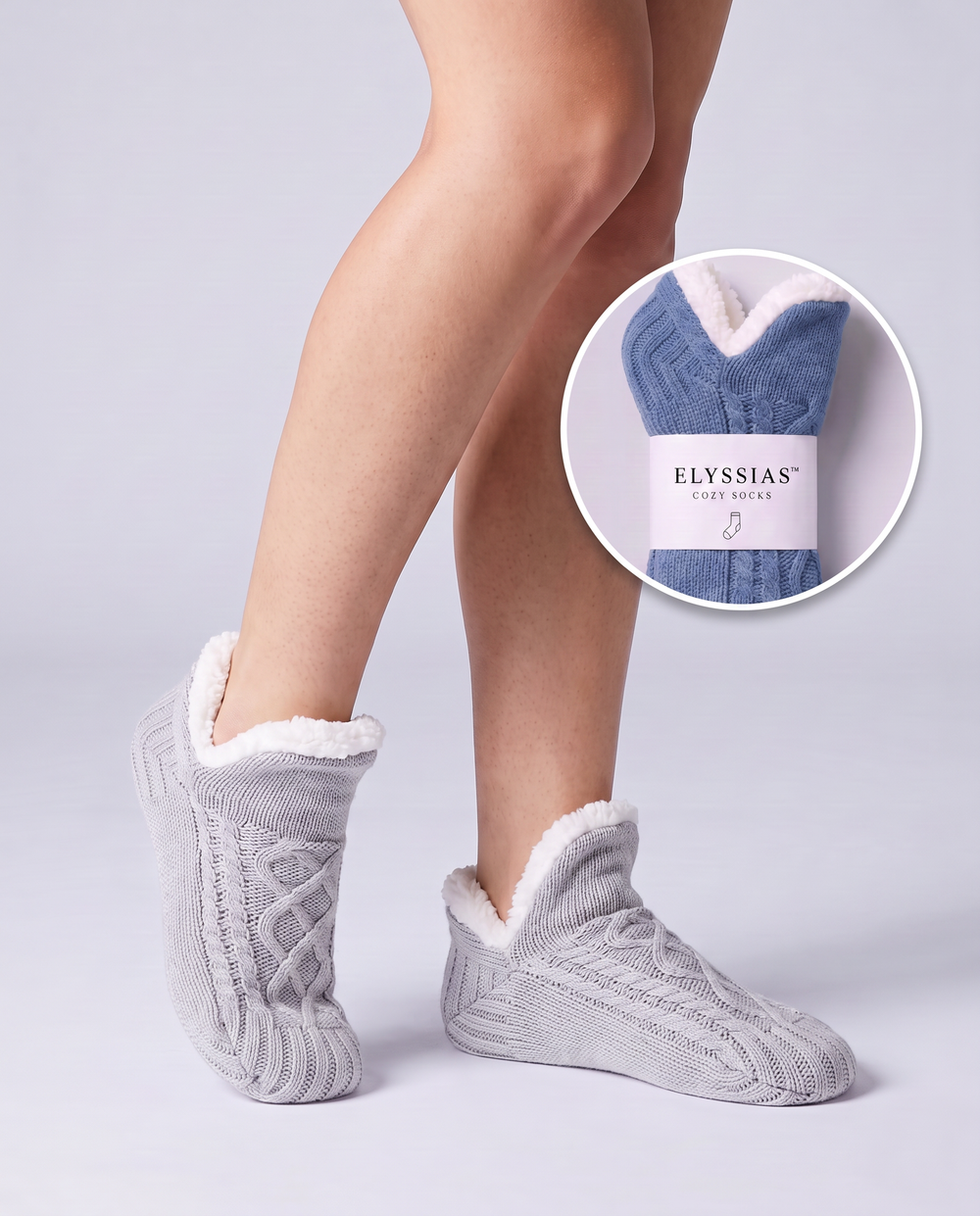 Elyssias FluffSlips - Wärmende & weiche niedrige Socken