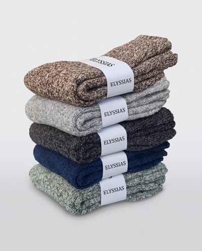 Elyssias™ Ullstrumpor 5-pack – Mix