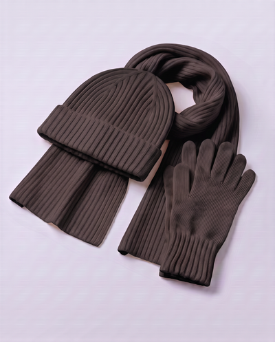 Elyssias™ 3-set Merino Ull Vinter – Svart