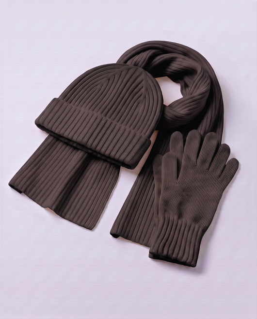 Elyssias™ 3-set Merino Ull Vinter – Svart