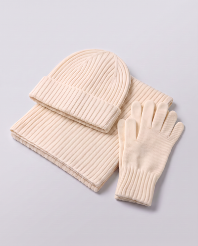 Elyssias™ 3-set Merino Ull Vinter – Vit