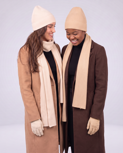 Elyssias™ 3-set Merino Ull Vinter – Vit och Beige